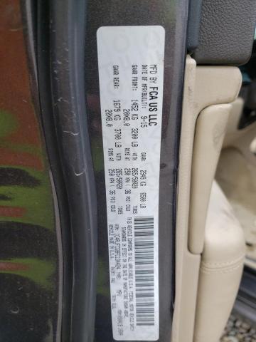 Photo 10 from auction – 2015 JEEP GRAND CHER with VIN 1C4RJFCG8FC134424