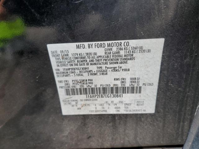 Photo 10 from auction – 2014 FORD TAURUS SEL with VIN 1FAHP2E87EG130841