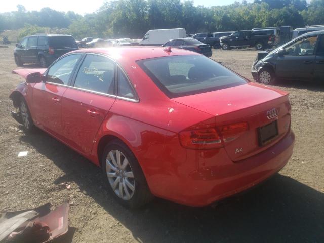 Photo 3 from auction – 2013 AUDI A4 PREMIUM with VIN WAUBFAFL1DN008208