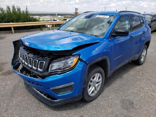 Photo 2 from auction – 2017 JEEP COMPASS SP with VIN 3C4NJDAB6HT664666