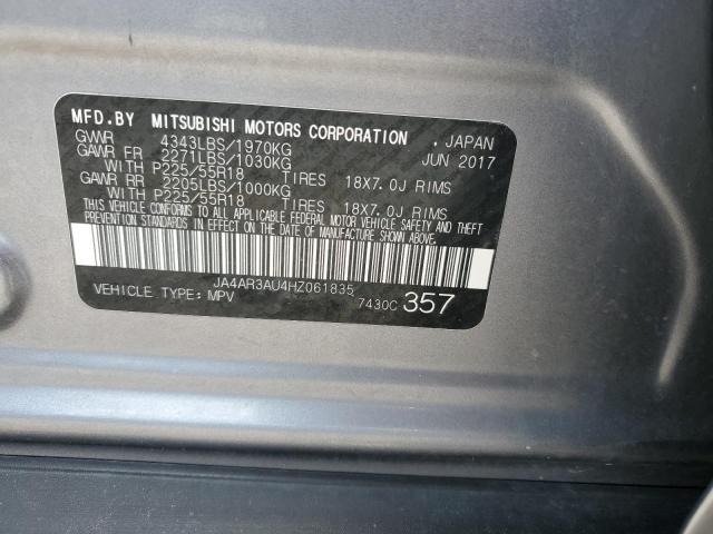 Photo 10 from auction – 2017 MITSUBISHI OUTLANDER with VIN JA4AR3AU4HZ061835