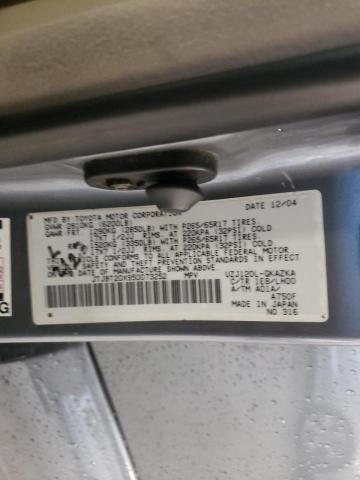 Photo 10 from auction – 2005 LEXUS GX 470 with VIN JTJBT20X950073252