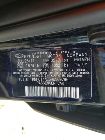 Photo 10 from auction – 2017 HYUNDAI ACCENT SE with VIN KMHCT4AE5HU369796