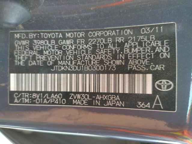 Zdjęcie 10 z aukcji – 2011 TOYOTA PRIUS z VIN JTDKN3DU1B0300173