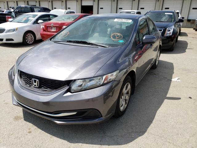 Photo 9 from auction – 2014 HONDA CIVIC LX with VIN 19XFB2F57EE206000