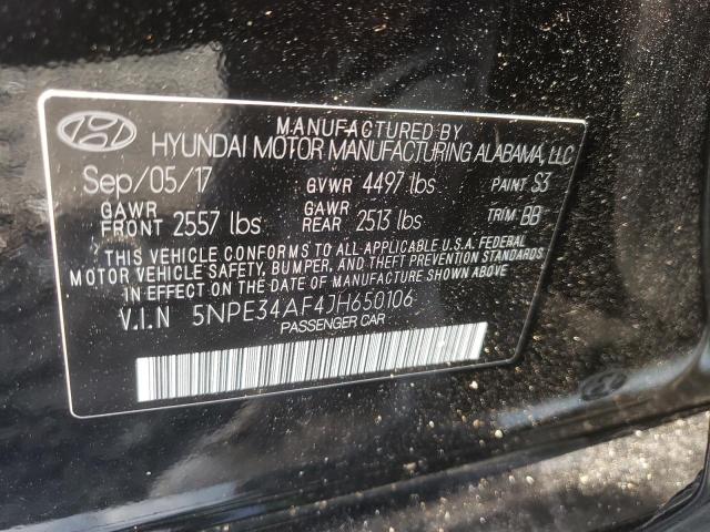 Photo 10 from auction – 2018 HYUNDAI SONATA SPO with VIN 5NPE34AF4JH650106
