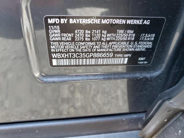 Photo 10 from auction – 2016 BMW X1 XDRIVE2 with VIN WBXHT3C35GP886659