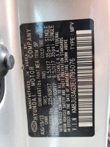Photo 10 from auction – 2014 HYUNDAI TUCSON GLS with VIN KM8JU3AG3EU795076