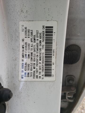 Photo 10 from auction – 2014 HONDA ACCORD LX with VIN 1HGCR2F39EA055775