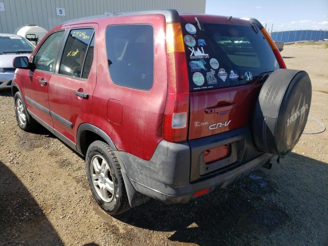 Photo 3 from auction – 2002 HONDA CR-V EX with VIN JHLRD78872C813516