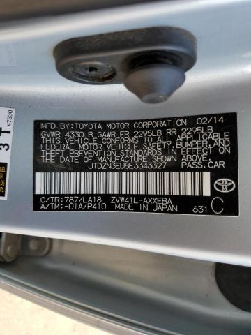 Photo 10 from auction – 2014 TOYOTA PRIUS V with VIN JTDZN3EU8E3343327