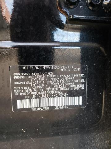 Photo 10 from auction – 2014 SUBARU FORESTER 2 with VIN JF2SJAEC0EH479545