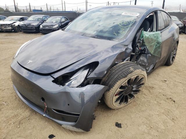 Photo 2 from auction – 2022 TESLA MODEL Y with VIN 7SAYGDEF4NF494801