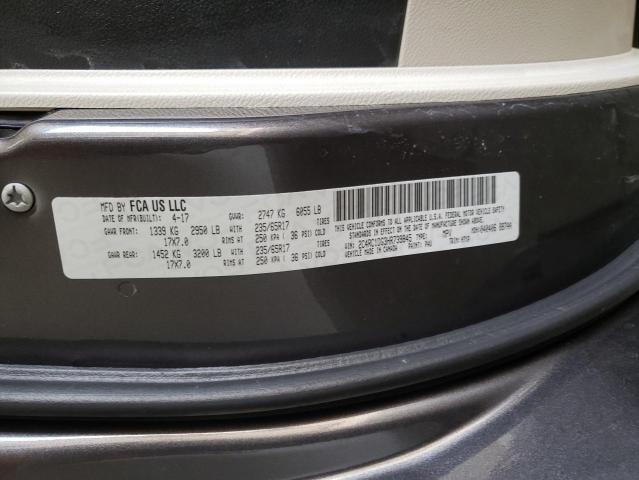 Photo 10 from auction – 2017 CHRYSLER PACIFICA T with VIN 2C4RC1DG3HR739845