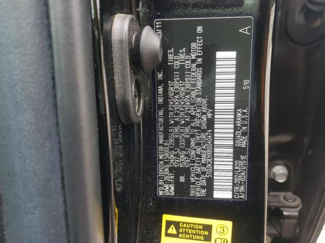 Фото 10 с аукциона – 2011 TOYOTA HIGHLANDER с VIN 5TDZK3EHXBS040474