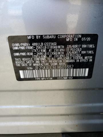 Photo 10 from auction – 2020 SUBARU FORESTER P with VIN JF2SKAGC6LH601882