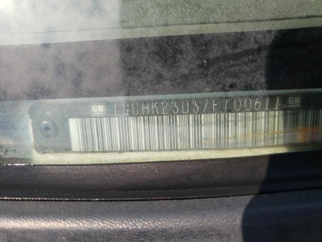 Photo 10 from auction – 2007 CHEVROLET 2500 with VIN 1GCHK23D37F100611