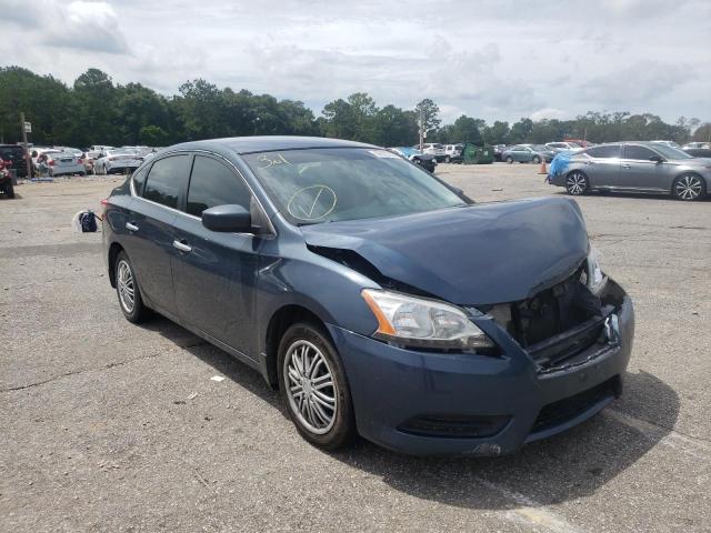 Photo 1 from auction – 2014 NISSAN SENTRA S with VIN 1N4AB7AP0EN854909