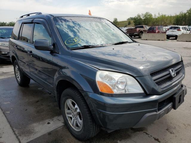 HONDA PILOT EXL 2004 with VIN 2HKYF18674H617243 - Photo from auction