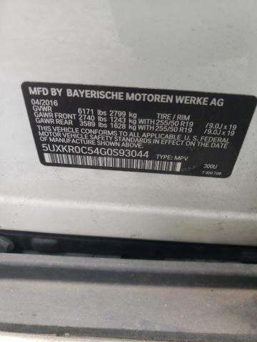 Photo 10 from auction – 2016 BMW X5 XDRIVE3 with VIN 5UXKR0C54G0S93044