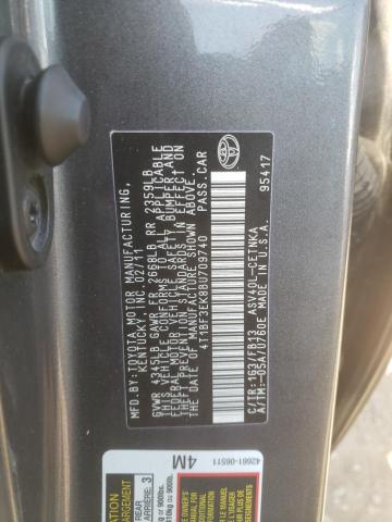 Photo 10 from auction – 2011 TOYOTA CAMRY BASE with VIN 4T1BF3EK8BU709740