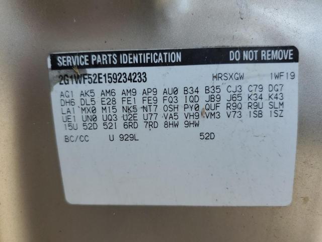 Photo 10 from auction – 2005 CHEVROLET IMPALA with VIN 2G1WF52E159234233