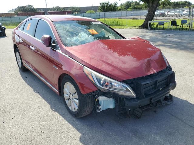 HYUNDAI SONATA HYB 2016 with VIN KMHE24L16GA040983 - Photo from auction