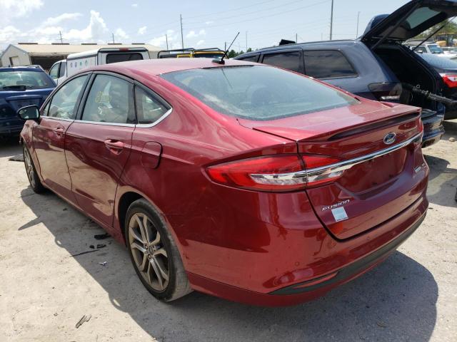 Photo 3 from auction – 2017 FORD FUSION SE with VIN 3FA6P0HD4HR244801