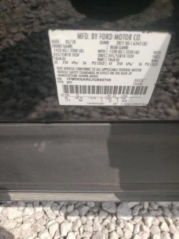 Photo 10 from auction – 2018 FORD EXPLORER P with VIN 1FM5K8AR0JGB80709