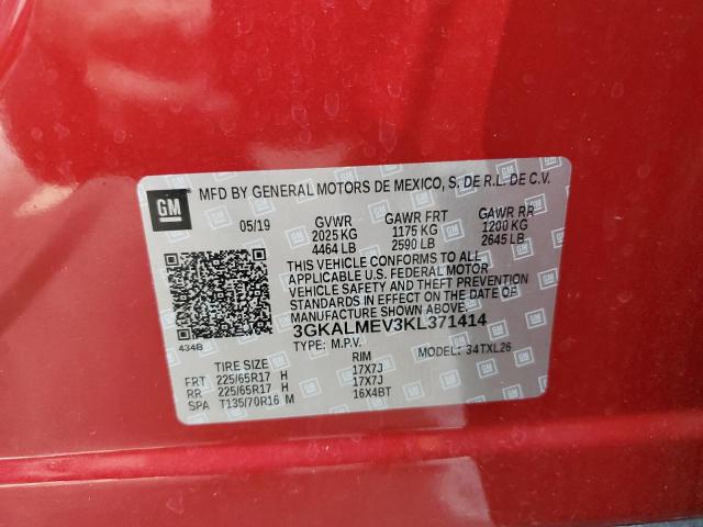 Photo 10 from auction – 2019 GMC TERRAIN SL with VIN 3GKALMEV3KL371414