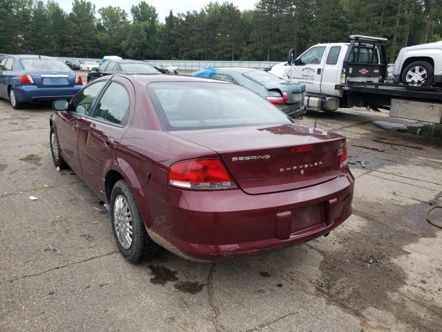 Photo 3 from auction – 2002 CHRYSLER SEBRING with VIN 1C3EL46R72N239632