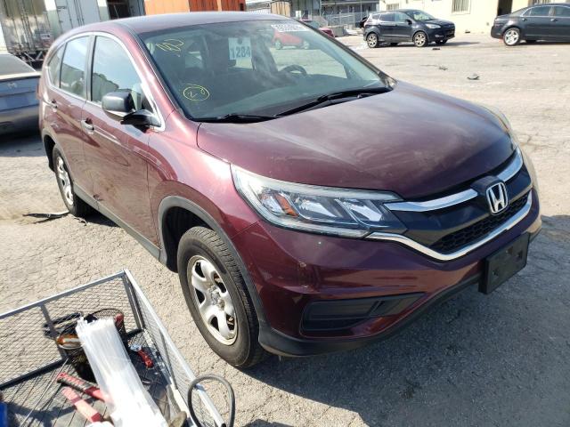 HONDA CR-V LX 2015 with VIN 5J6RM4H39FL004356 - Photo from auction