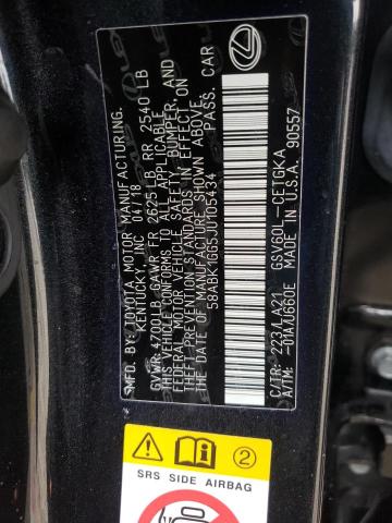 Photo 10 from auction – 2018 LEXUS ES 350 with VIN 58ABK1GG5JU105434