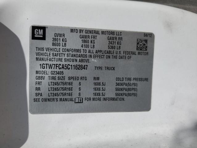 Photo 10 from auction – 2012 GMC SAVANA G25 with VIN 1GTW7FCA5C1162847