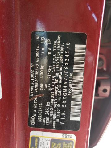 Photo 10 from auction – 2014 KIA OPTIMA LX with VIN 5XXGM4A70EG324576