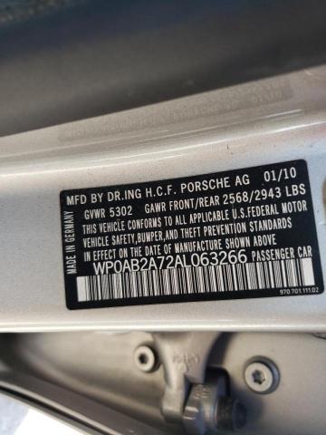 Photo 10 from auction – 2010 PORSCHE PANAMERA S with VIN WP0AB2A72AL063266