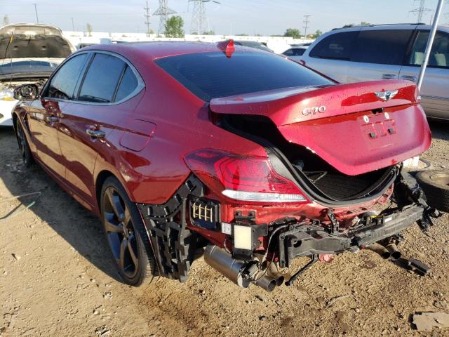 Photo 3 from auction – 2019 GENESIS G70 PRESTI with VIN KMTG34LE3KU015089