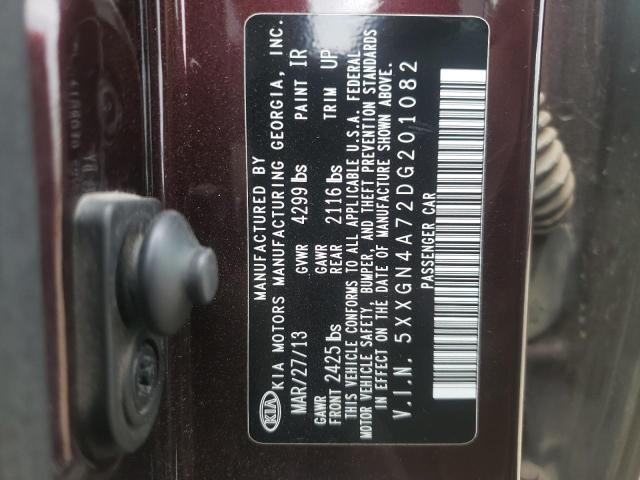 Photo 10 from auction – 2013 KIA OPTIMA EX with VIN 5XXGN4A72DG201082