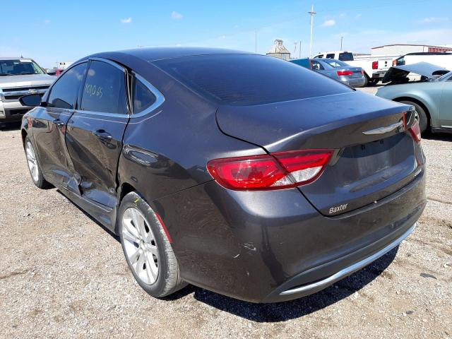 Photo 3 from auction – 2016 CHRYSLER 200 LIMITE with VIN 1C3CCCAB7GN160898