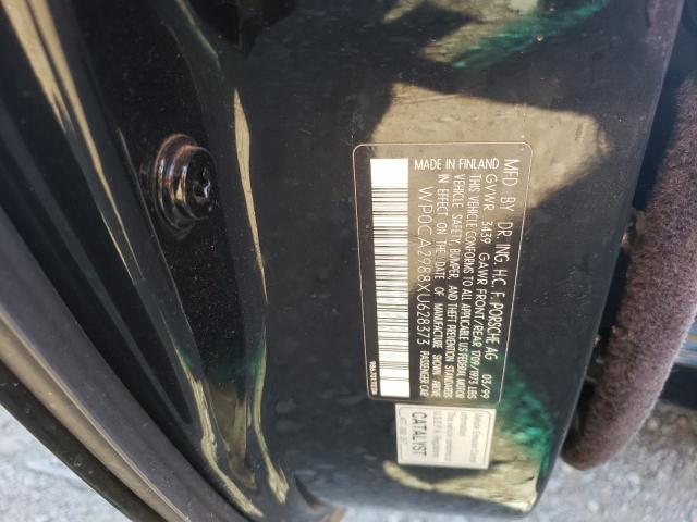 Photo 10 from auction – 1999 PORSCHE BOXSTER with VIN WP0CA2988XU628373