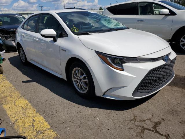 TOYOTA COROLLA LE 2020 with VIN JTDEBRBE6LJ001892 - Photo from auction