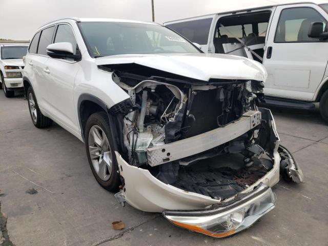 TOYOTA HIGHLANDER 2016 with VIN 5TDYKRFH0GS171403 - Photo from auction