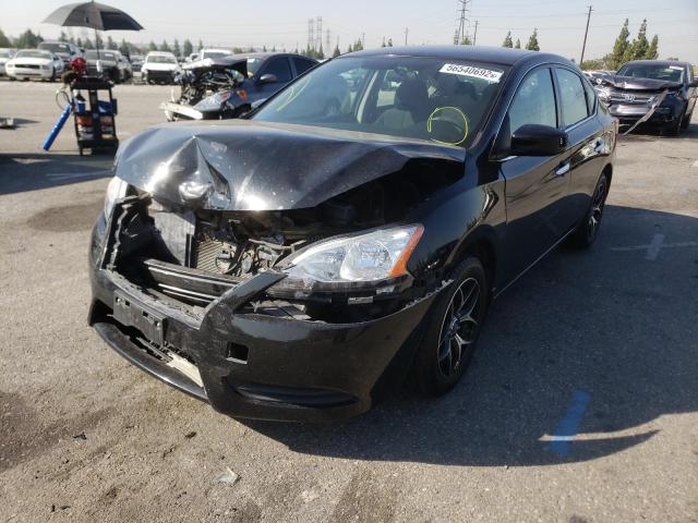 Photo 2 from auction – 2014 NISSAN SENTRA S with VIN 1N4AB7AP7EN855488