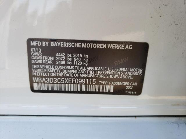 Photo 10 from auction – 2014 BMW 328 D with VIN WBA3D3C5XEF099115