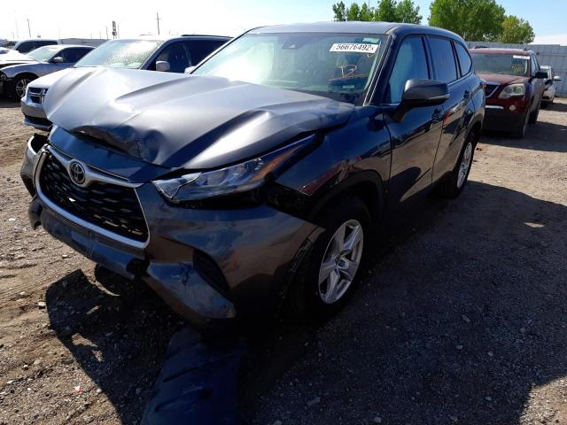 Photo 2 from auction – 2020 TOYOTA HIGHLANDER with VIN 5TDCZRAH8LS027637