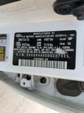 Photo 10 from auction – 2013 KIA OPTIMA SX with VIN 5XXGR4A60DG227935