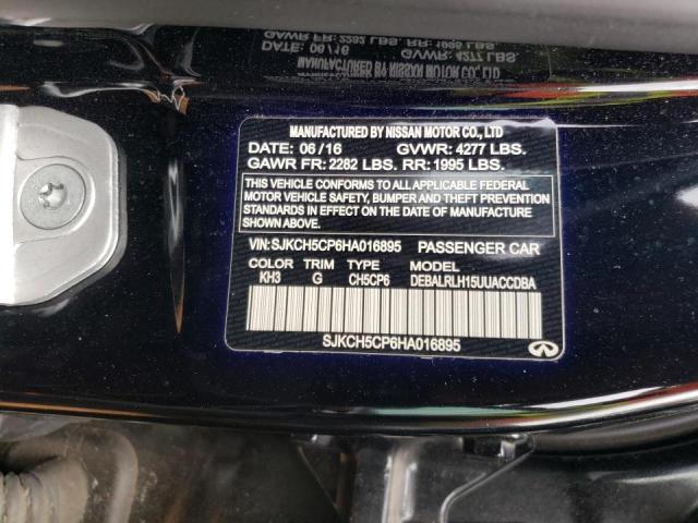 Photo 10 from auction – 2017 INFINITI QX30 BASE with VIN SJKCH5CP6HA016895