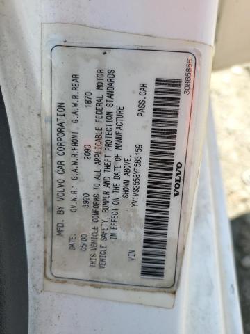 Photo 10 from auction – 2000 VOLVO S40 with VIN YV1VS2558YF583159