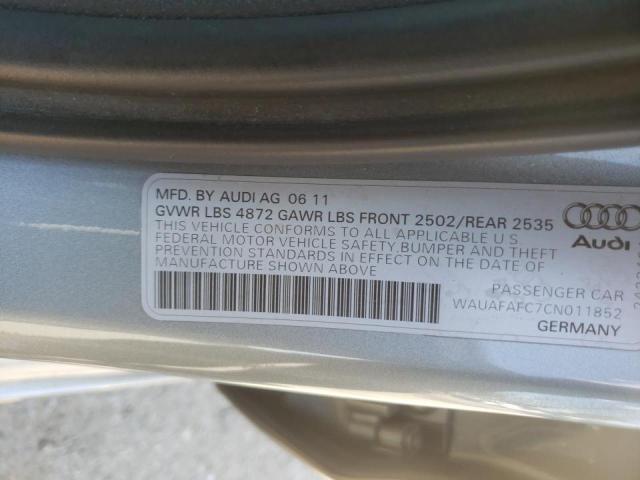 Photo 10 from auction – 2012 AUDI A6 PREMIUM with VIN WAUAFAFC7CN011852