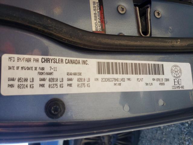 Photo 10 from auction – 2011 CHRYSLER 300 LIMITE with VIN 2C3CA5CG7BH611453